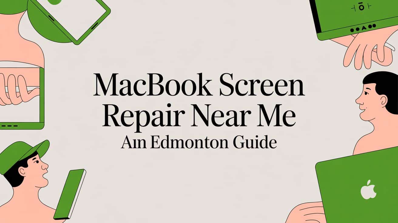 MacBook Screen Repair Near Me An Edmonton Guide