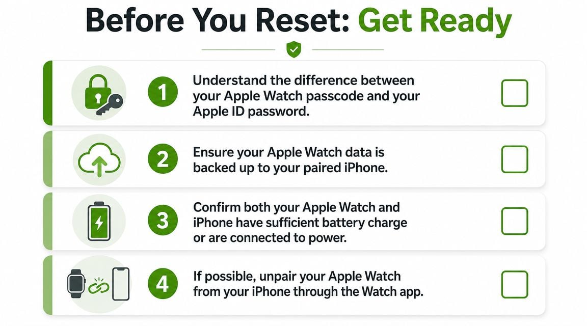 Before You Reset Your Watch Get These Things Ready