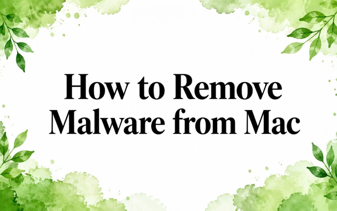 How to Remove Malware from Mac