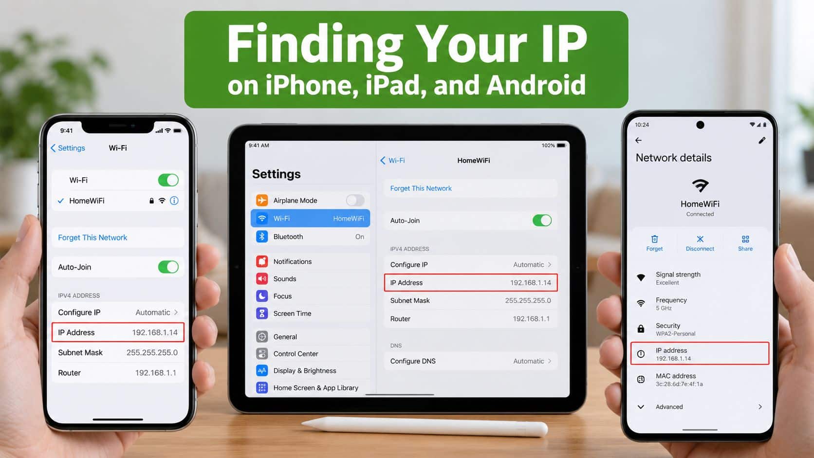 Screenshot from https://example.com/screenshots/ios-wifi-ip-address.png